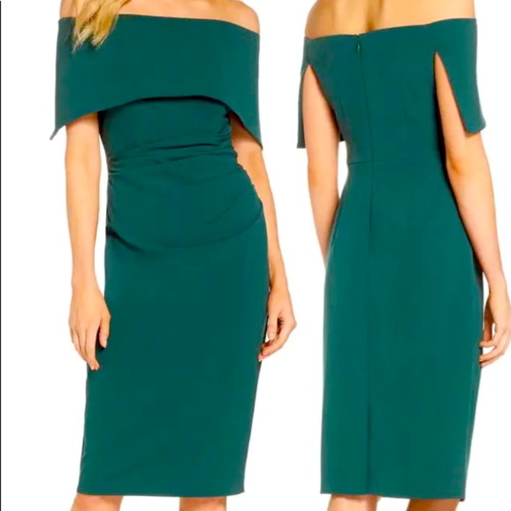 Vince Camuto green dress, size 10P